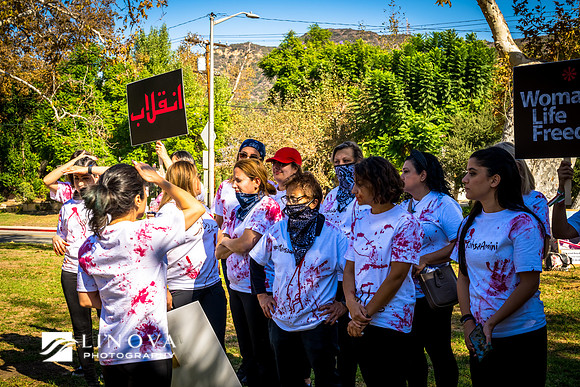 Women Life Freedom March, Los Angeles, California
