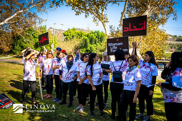 Women Life Freedom March, Los Angeles, California