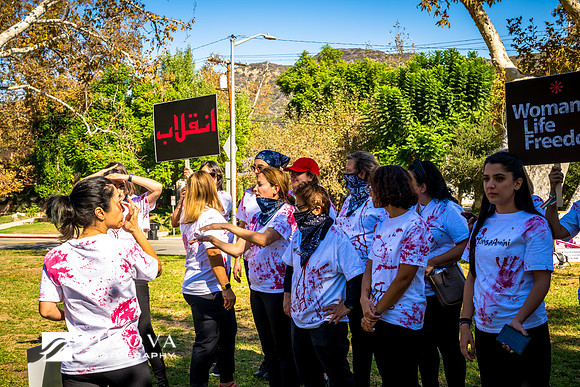 Women Life Freedom March, Los Angeles, California