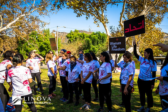Women Life Freedom March, Los Angeles, California